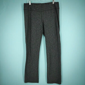 The North Face Size XL Gray Vapor Wick Straight Leg Pull On Stretch Leggings